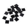 20 Pieces Aluminum Radiators Heat Sinks 18x18x5mm + Pre-applied Thermal Tape