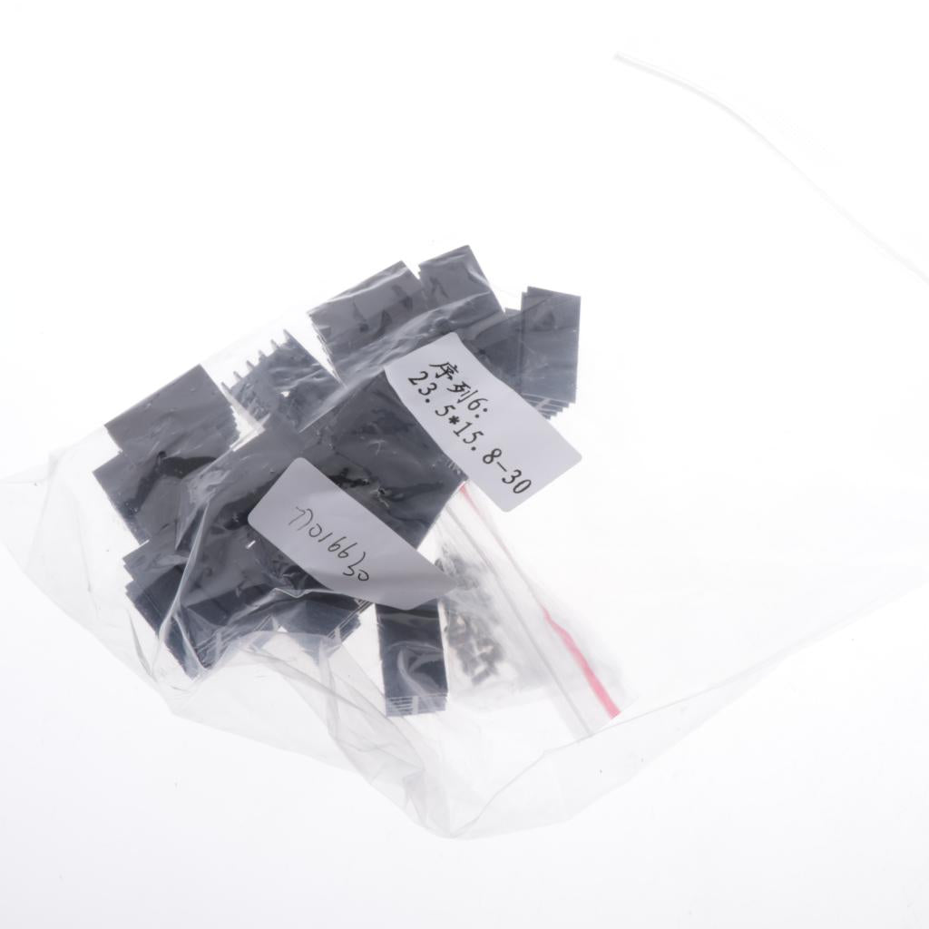 20pcs 23.5x15.8-30MM MOSFET Aluminium Heat Sink TO-220 Transistor Heatsink