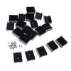 20pcs 23.5x15.8-30MM MOSFET Aluminium Heat Sink TO-220 Transistor Heatsink