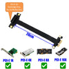 PCI-E Card PCIE X1 Extension Cable for Motherboard Extender Converter