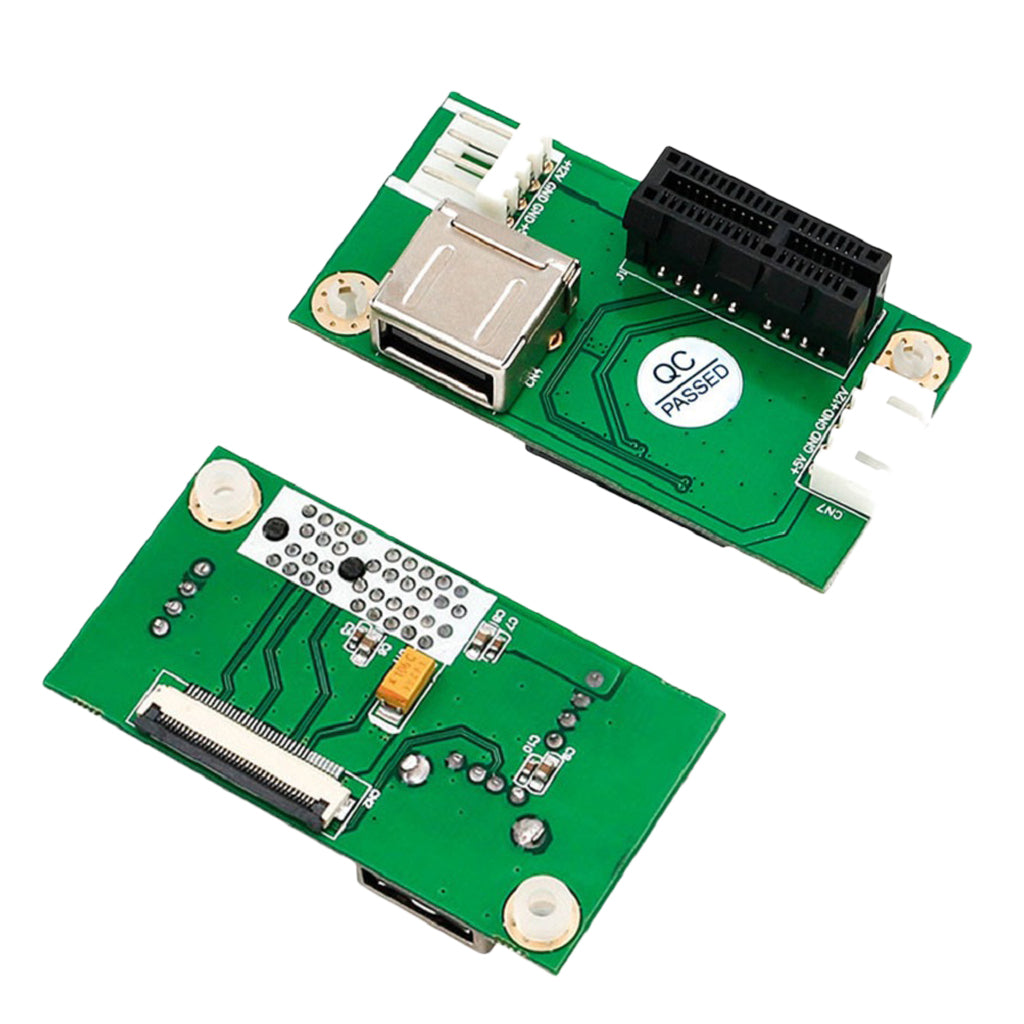 NGFF (M.2)  Key A/E  to PCI-E X1 Adapter Riser Card with USB 2.0 Port