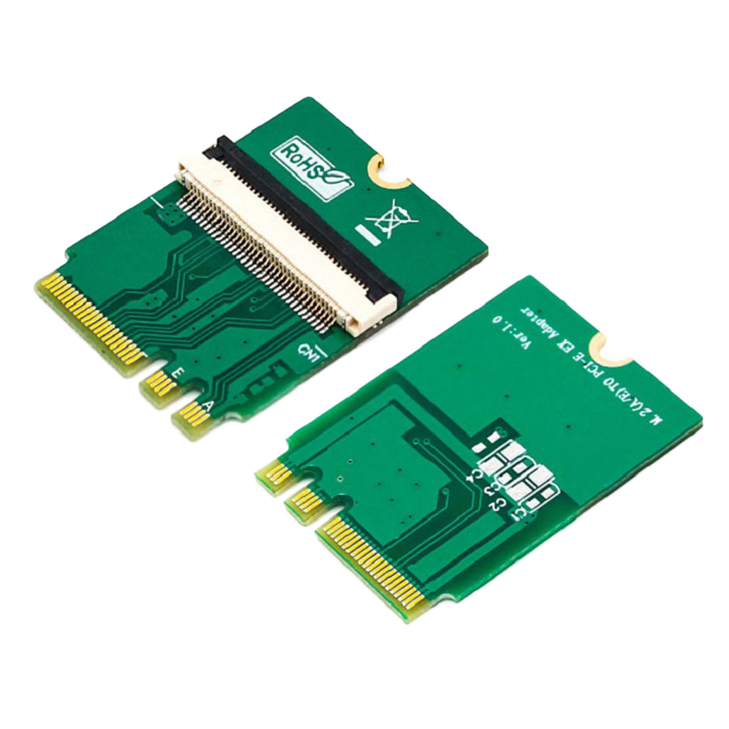 NGFF (M.2)  Key A/E  to PCI-E X1 Adapter Riser Card with USB 2.0 Port