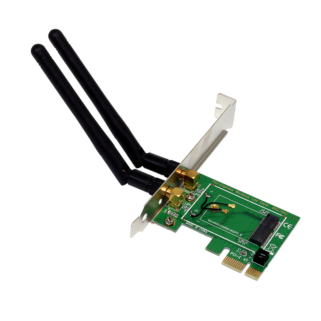 M.2 NGFF to PCI-E Converter Wireless WiFi Bluetooth Network Card Adapter