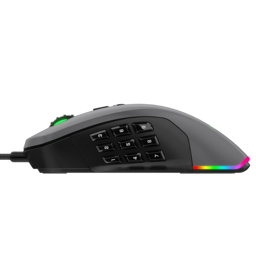 AJAZZ GTI 5000DPI Wired Professional Optical Mouse for Gaming/Office - Gray