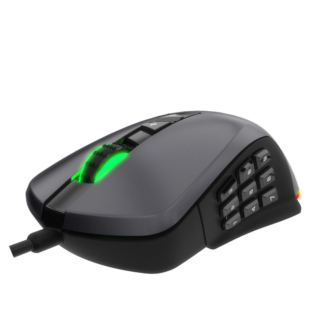 AJAZZ GTI 5000DPI Wired Professional Optical Mouse for Gaming/Office - Gray