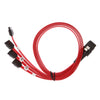 Mini SAS SFF-8087 to 4x SATA HDD Hard Drive Cables Forward Breakout Cable 1M