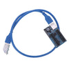 PCI-E X1 to Dual 4X Extension Cable 0.6M for Limited Space Install (UEX105)