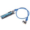 USB 3.0 Express 1x to 16x PCI-E GPU Extender Riser Card Adapter Cable 6 Pin