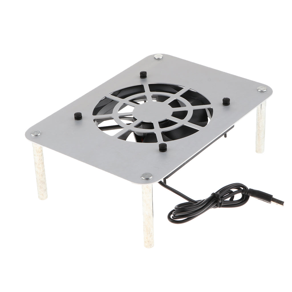 120mm 5V USB Silent Cooling Fan Fit for Router/Set-top Box Universal Silver