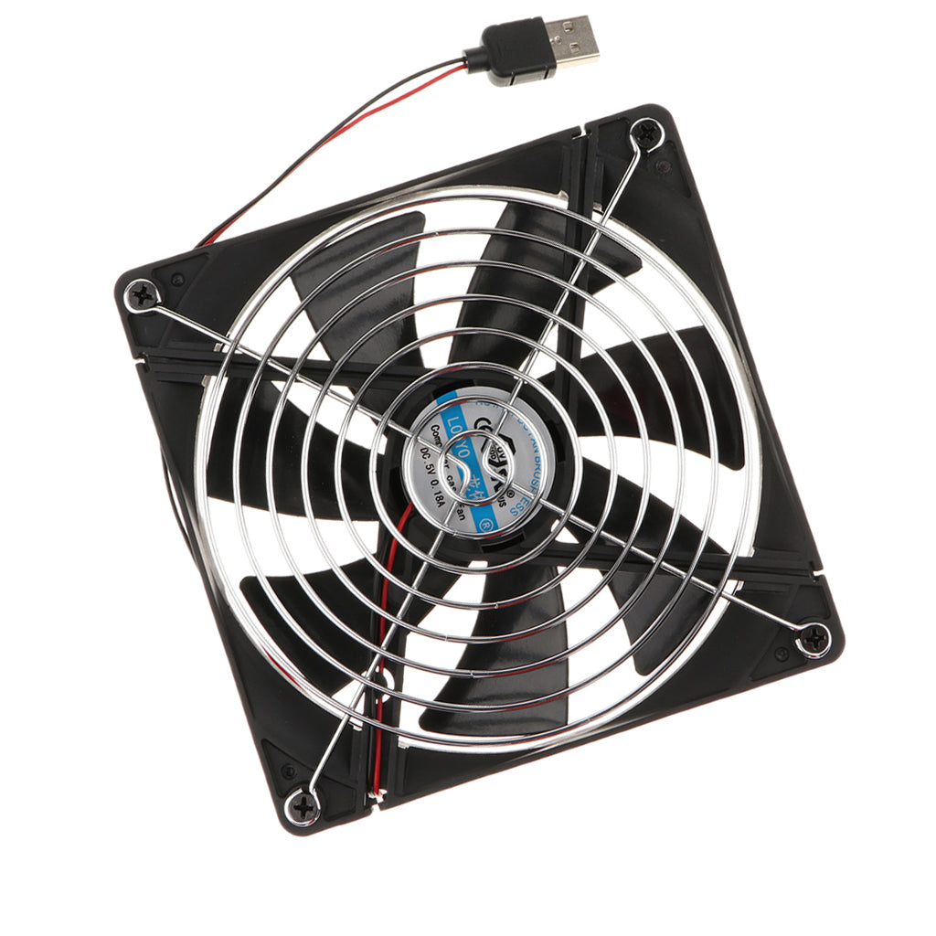 Mini TV Box Router Cooling Fan Silent 140mm 5V USB Power Quiet Cooler 14cm