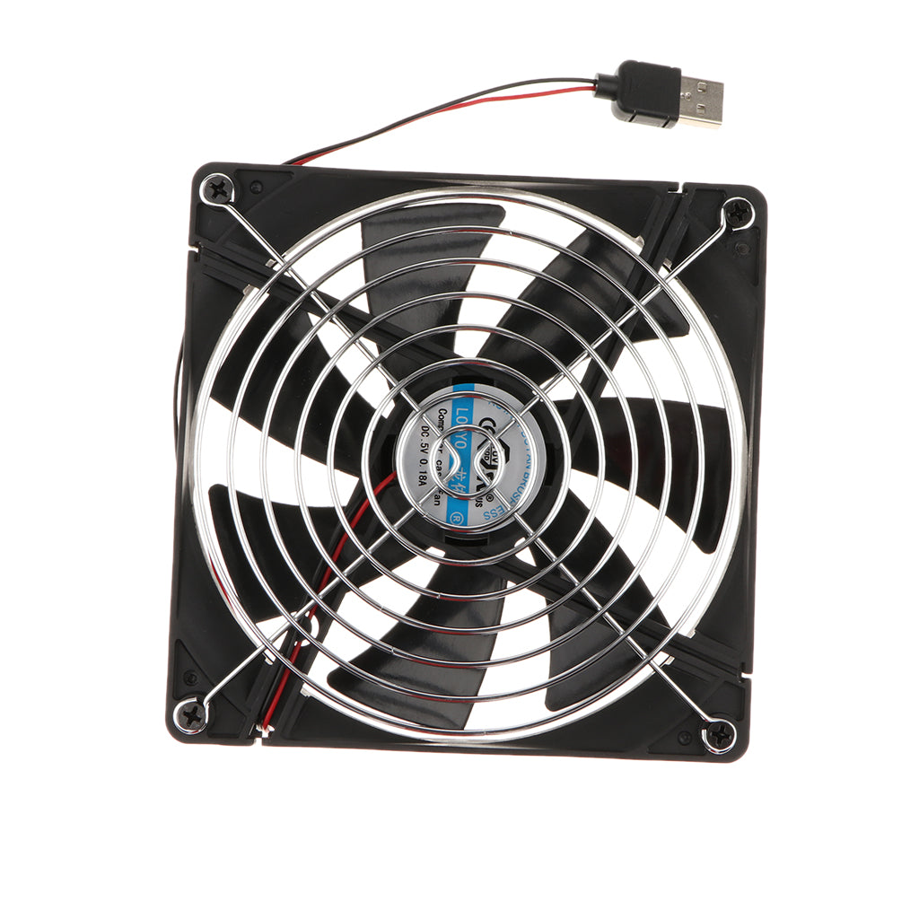 Mini TV Box Router Cooling Fan Silent 140mm 5V USB Power Quiet Cooler 14cm