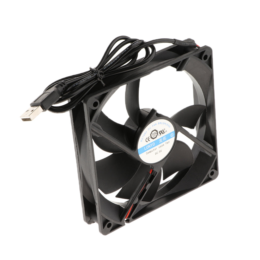 Mini TV Box Router Cooling Fan Silent 140mm 5V USB Power Quiet Cooler 14cm