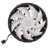 120mm Quiet Computer CPU Cooling Fan 3Pins Wire LED CPU Cooler 3