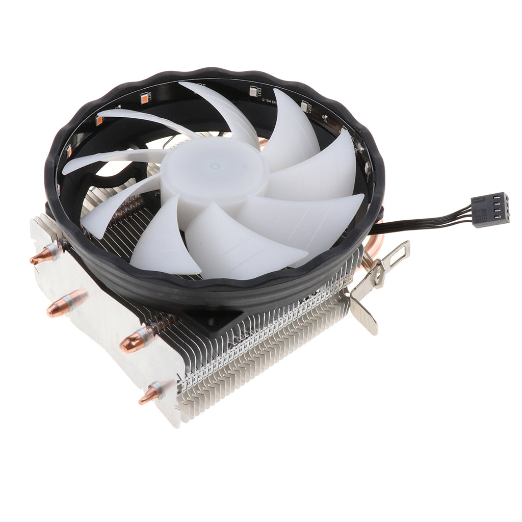 120mm Quiet Computer CPU Cooling Fan 3Pins Wire LED CPU Cooler 3