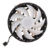 120mm Quiet Computer CPU Cooling Fan 3Pins Wire LED CPU Cooler 3