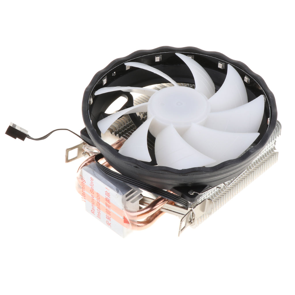 120mm Quiet Computer CPU Cooling Fan 3Pins Wire LED CPU Cooler 3