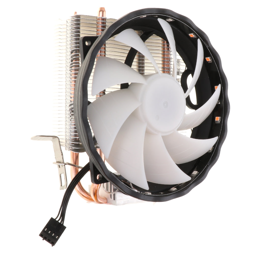 120mm Quiet Computer CPU Cooling Fan 3Pins Wire LED CPU Cooler 3