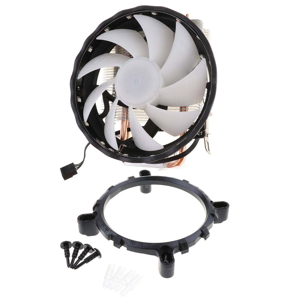 120mm Quiet Computer CPU Cooling Fan 3Pins Wire LED CPU Cooler 3