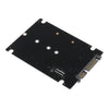 MSATA/M.2(NGFF) to SATA Adapter Card, 2-in-1 SATA 15+7Pin Board Adapter