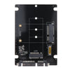 MSATA/M.2(NGFF) to SATA Adapter Card, 2-in-1 SATA 15+7Pin Board Adapter