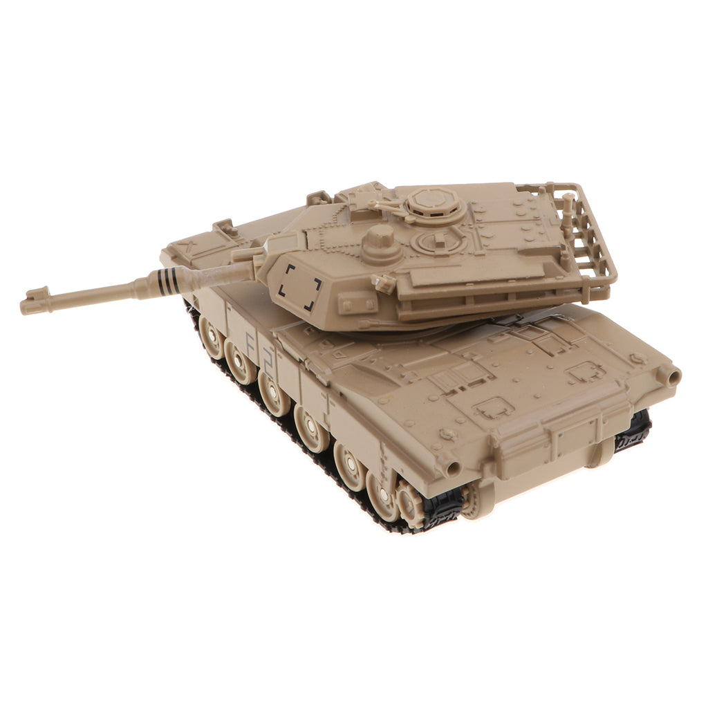 Battle Pullback Tank Model Kids Toy With Light and Sound M1A2