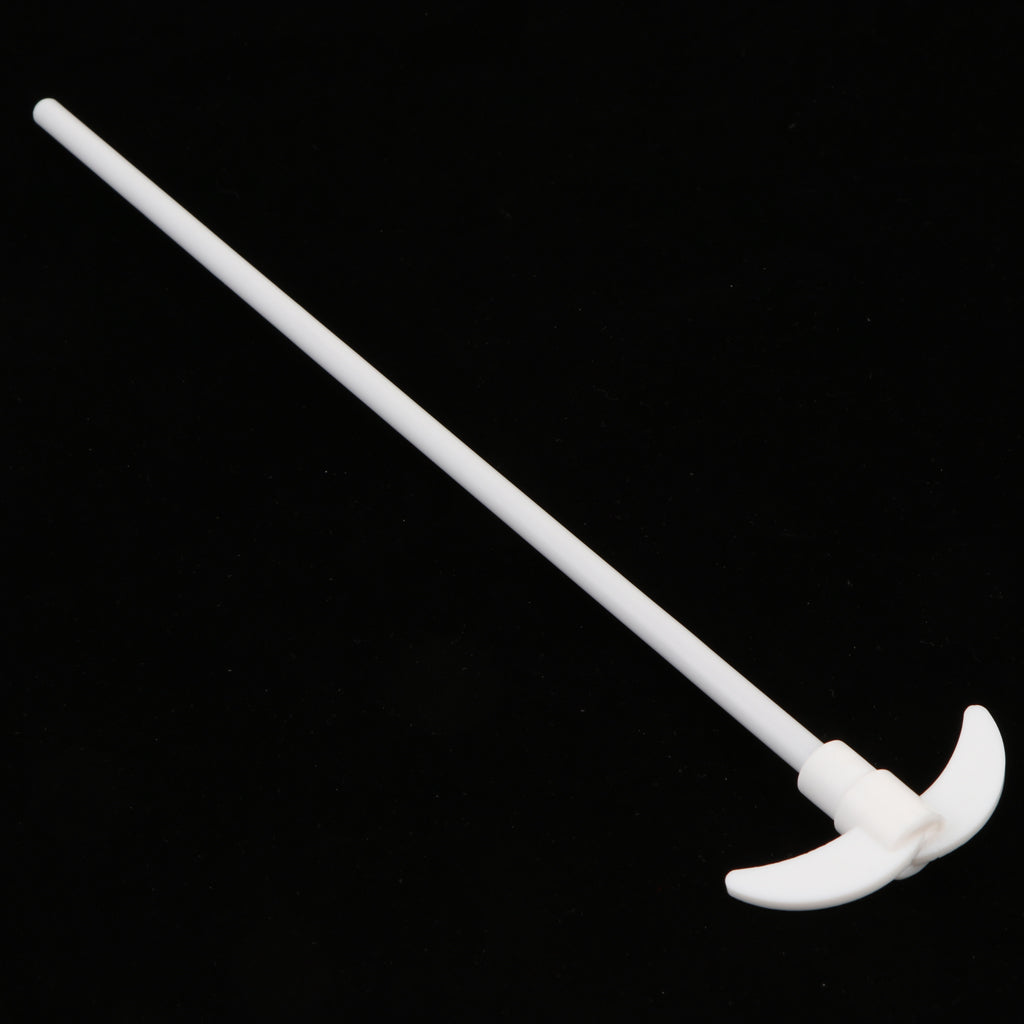 PTFE Mixer Stirring Rod for Electric Overhead Stirrer Science Experiment Acc L 300mm Oar Dia 65mm