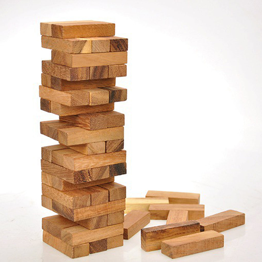 Timber Tower Wood Block Stacking Game for Kids Family Traditional Game M