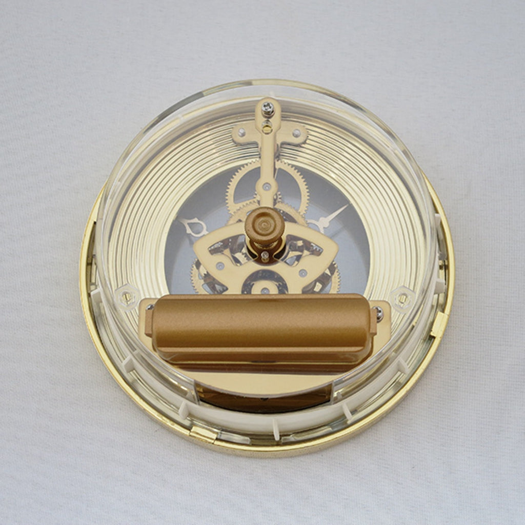 103mm/4.06inch Dial Roman Numeral Watch Quartz Clock Insert with Golden Trim