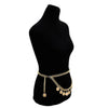 Elegant Lady Bohemian Coins Tassel Chain Wedding Gypsy Waist Belt Gold