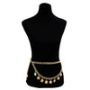 Elegant Lady Bohemian Coins Tassel Chain Wedding Gypsy Waist Belt Gold