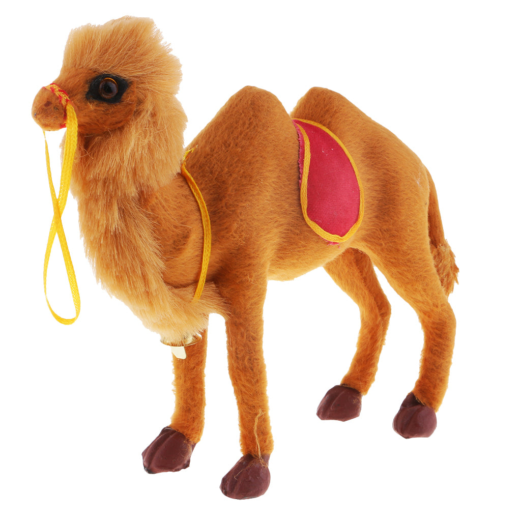 Simulation Animal Camel Model Action Figures Kids Educational Toy 19x5x16cm