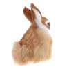 Simulation Rabbit Toy for Home Decoration Kids Birthday Gifts Light Yellow