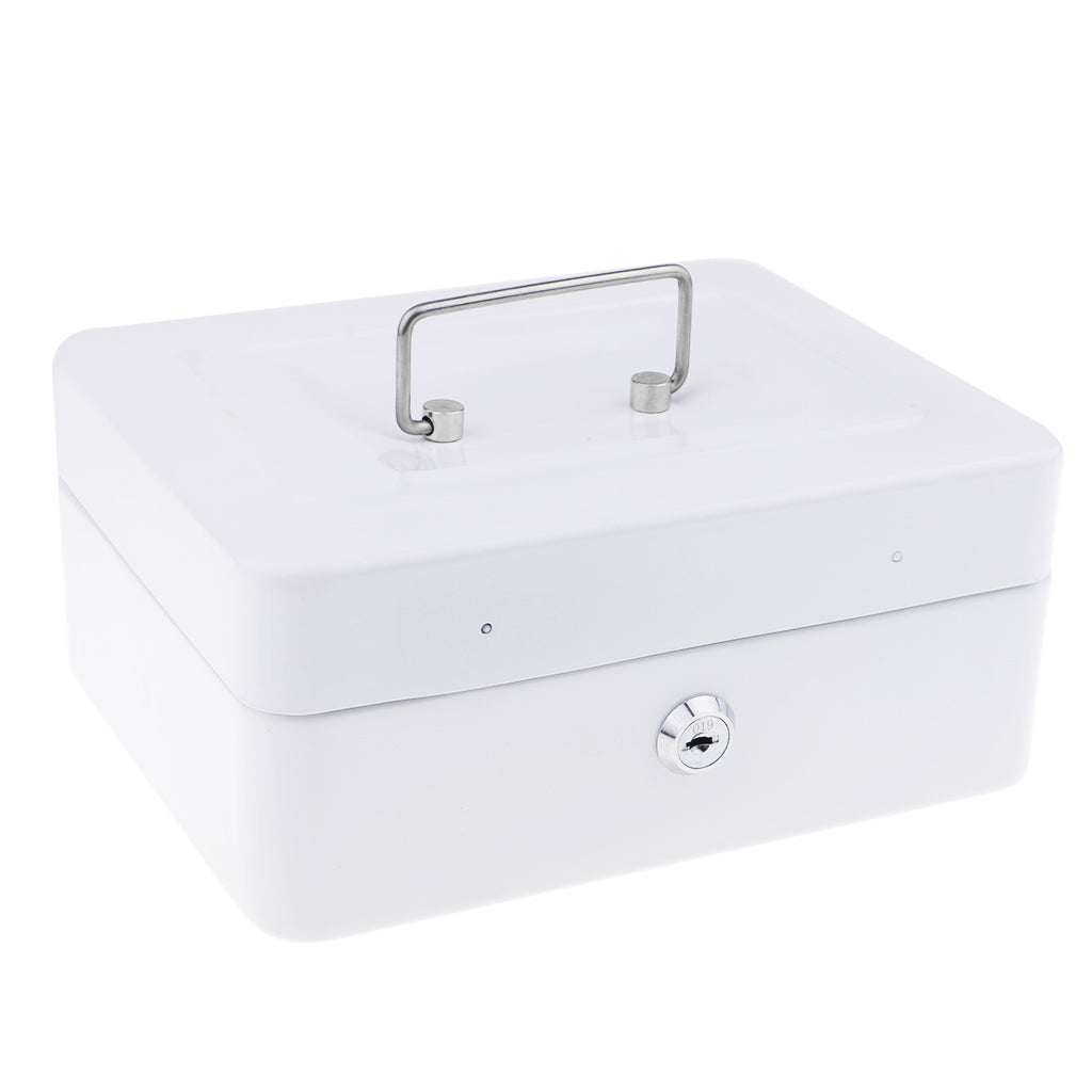 Creative Storage Box Building Block Shaped Metal Saving Space Box White