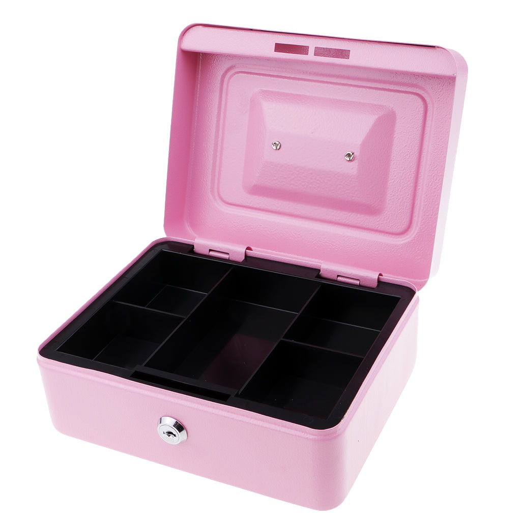 Creative Storage Box Building Block Shaped Metal Saving Space Box Pink