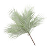 Simulation Fake Palm Leaves Artificial Palm Leaves With Stem White Green