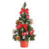 Artificial Tabletop Mini Christmas Tree Decor Miniature Xmas Tree Golden