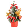 Artificial Tabletop Mini Christmas Tree Decor Miniature Xmas Tree Golden