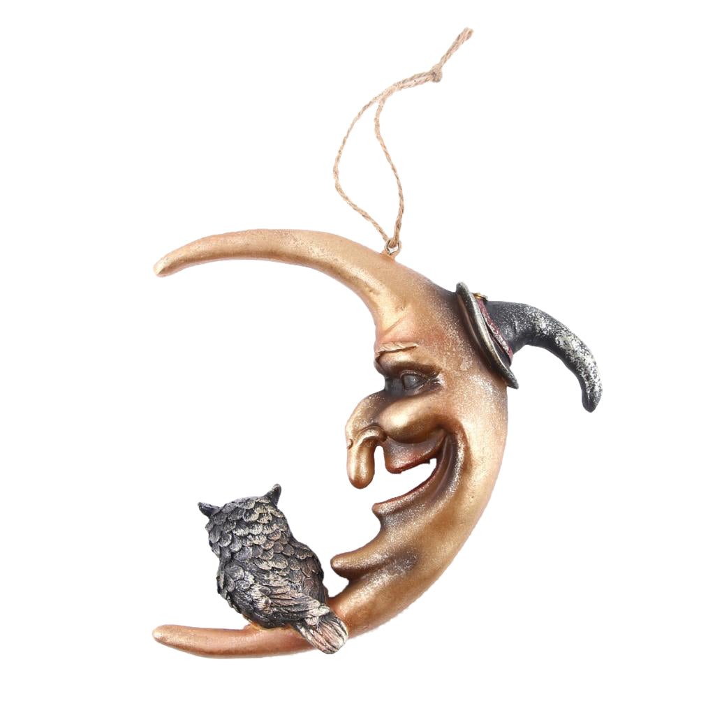 Hanging Resin Terror Moon Skull Halloween Hanging Decorations  Style01