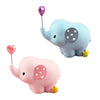 Cute Resin Small Elephant Figurines Indoor Desktop Decoration Blue