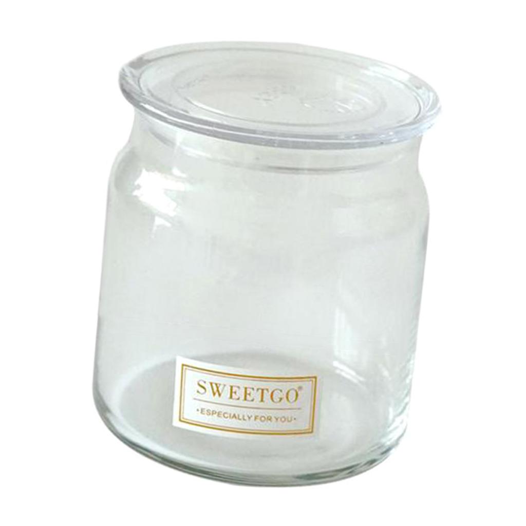 Simulation Cookie Cream Biscuit Glass Jar Tray Photo Props Jar-S