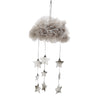 Mesh Cloth Cloud Shaped Hanging Pendants Bedroom Decorative Ornament Gray02