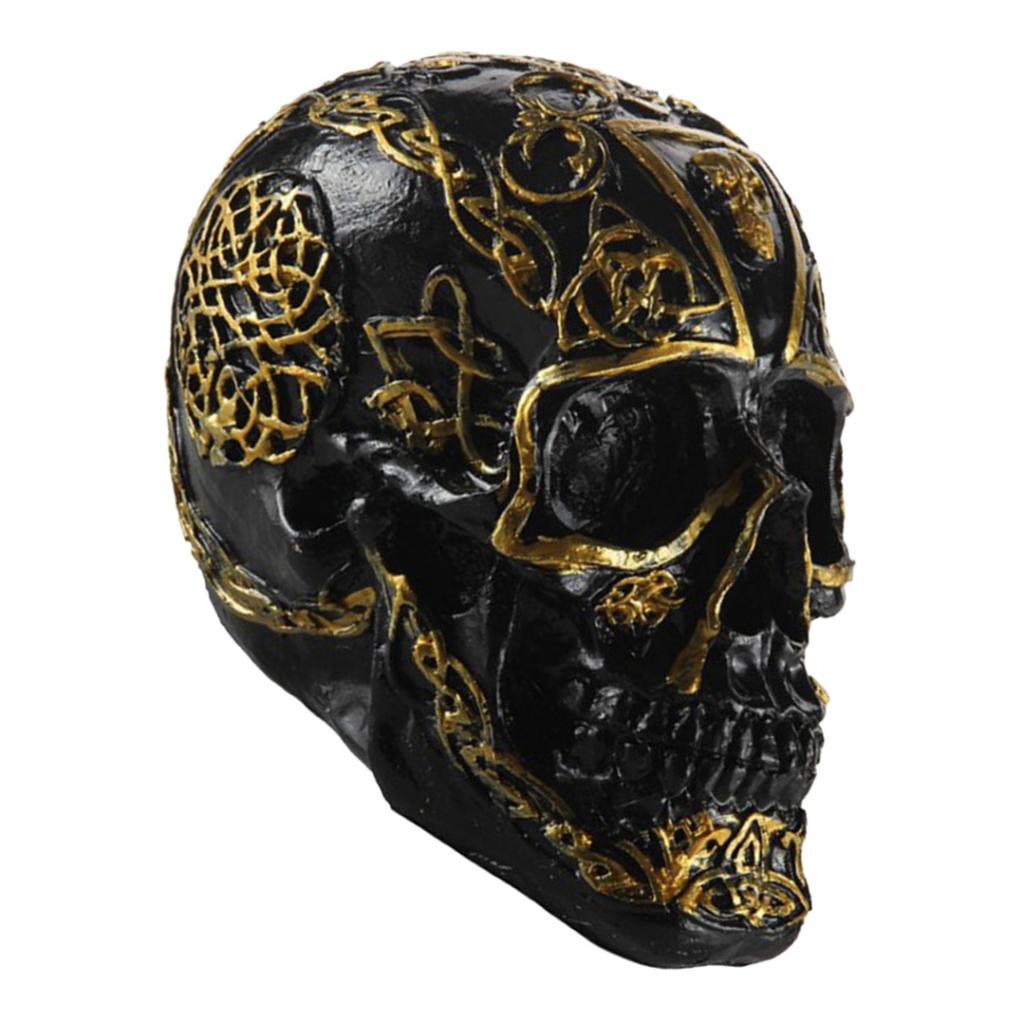 Realistic Replica Human Skull Resin Skull Skeleton Head For Home Decor