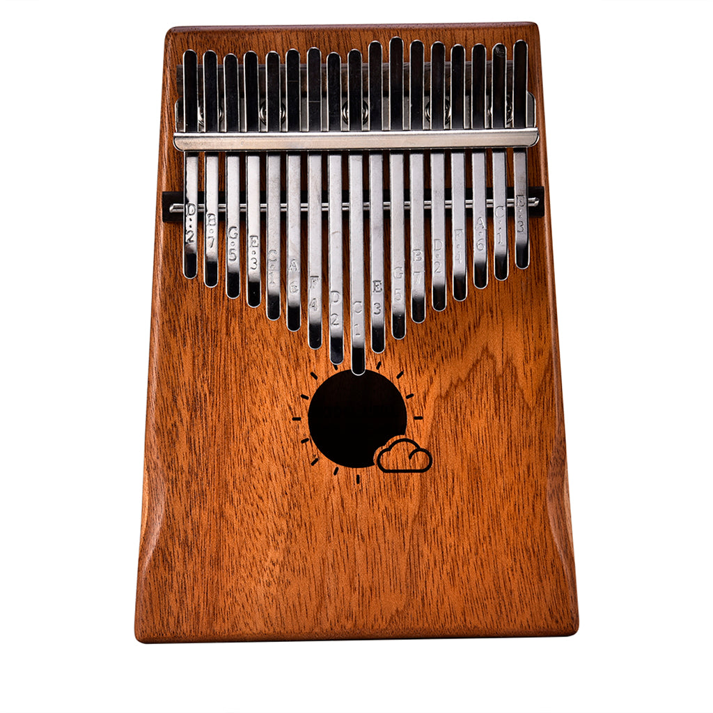 17 Keys Thumb Piano Kalimba Mahogany Portable Beginner Piano