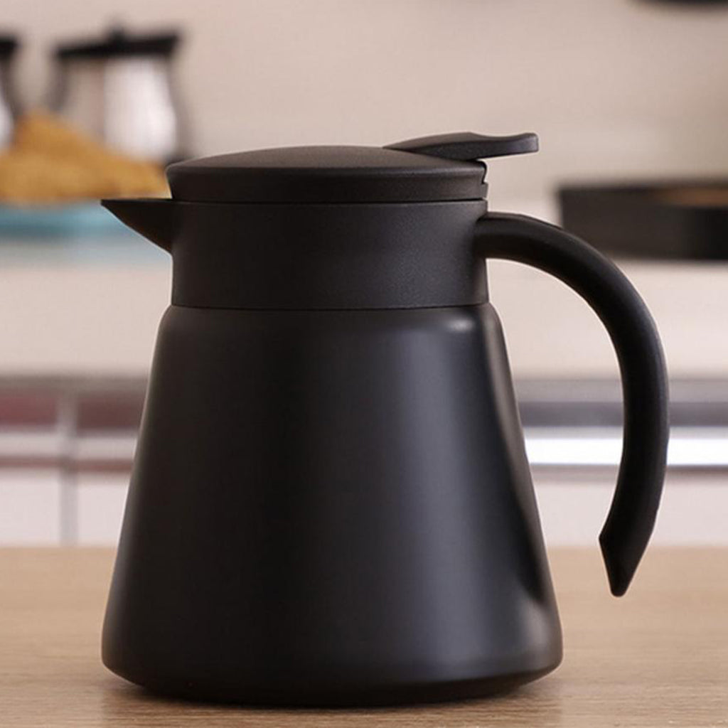 Insulated Double Wall  Sauce Boat Pot Serving Jug 650ml  Black