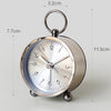 Nordic Style Alarm Clock Beside Bed Children Clock Silver