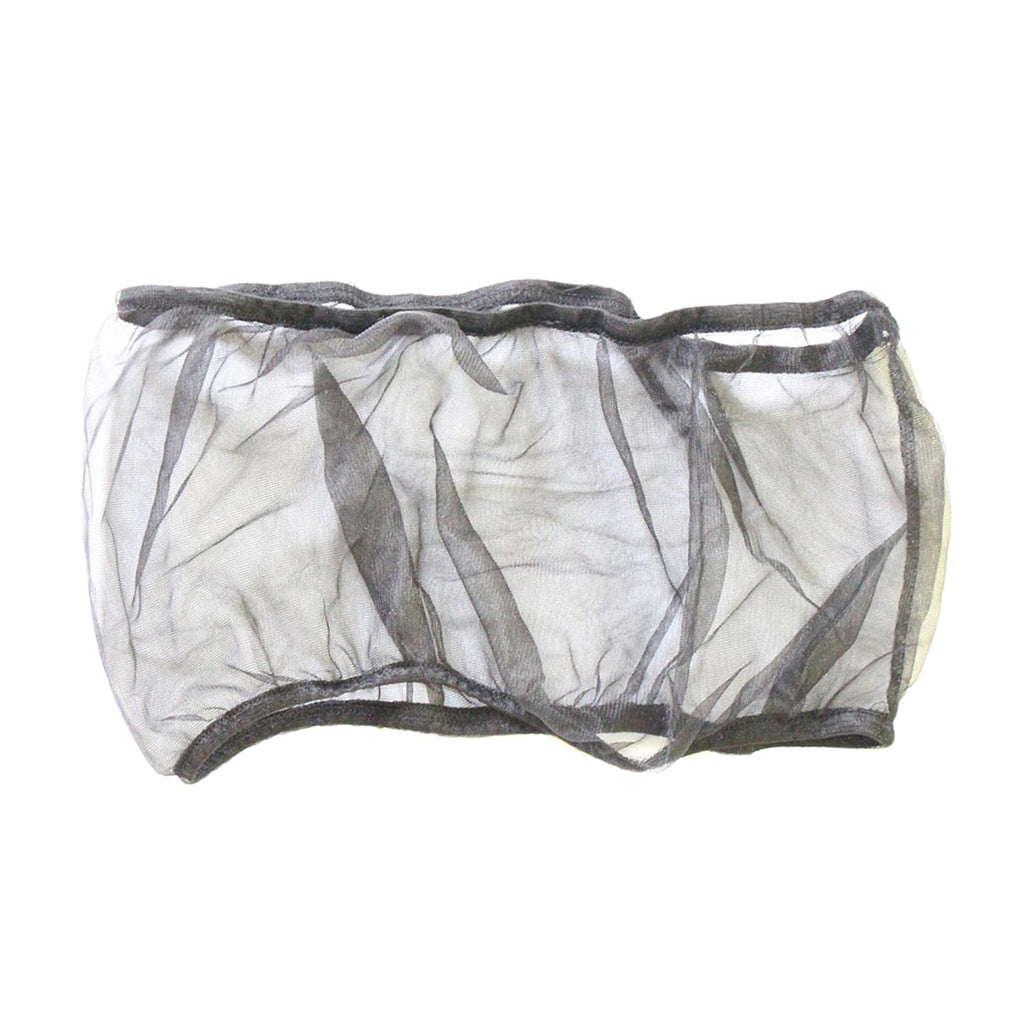 Bird Parrot Cage Cover Breathable Net Skirt Decor Seed Food Catcher Black