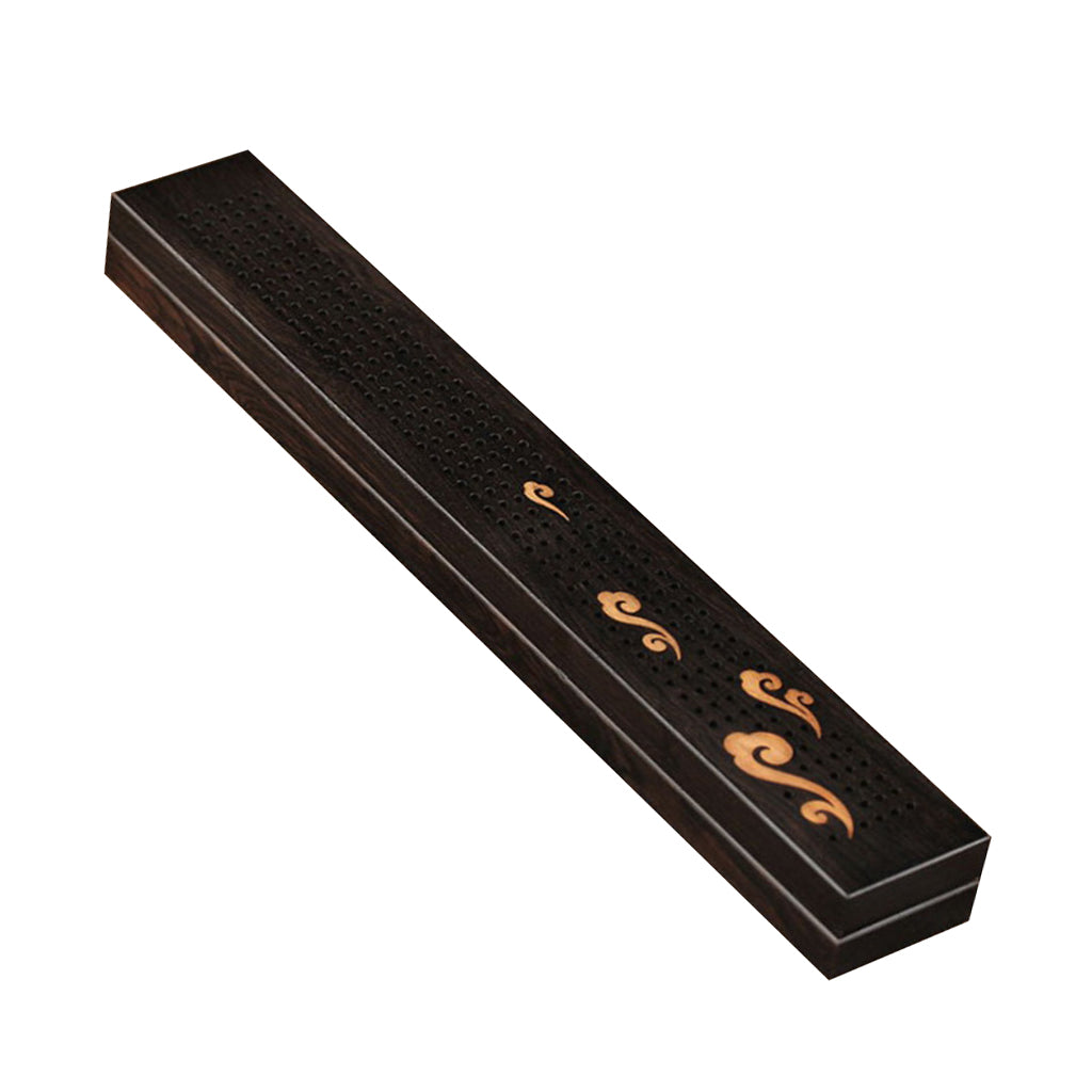 Traditional Wooden Incense Holder Burning Joss Insence Box Clouds