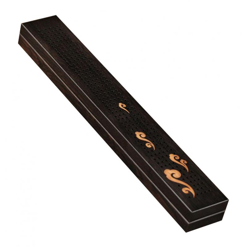 Traditional Wooden Incense Holder Burning Joss Insence Box Clouds