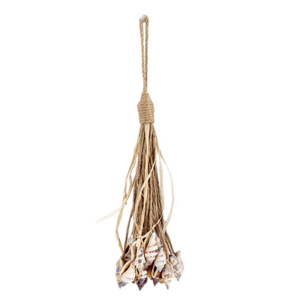 Mediterranean Style Rope String Shell Conch String Decoration Conch