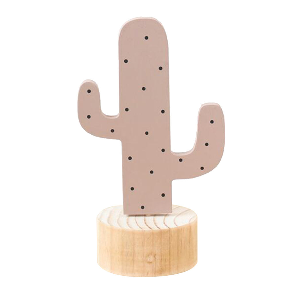 Wooden Cactus Ornaments for Home Tabletop Desk Decor Cereus B